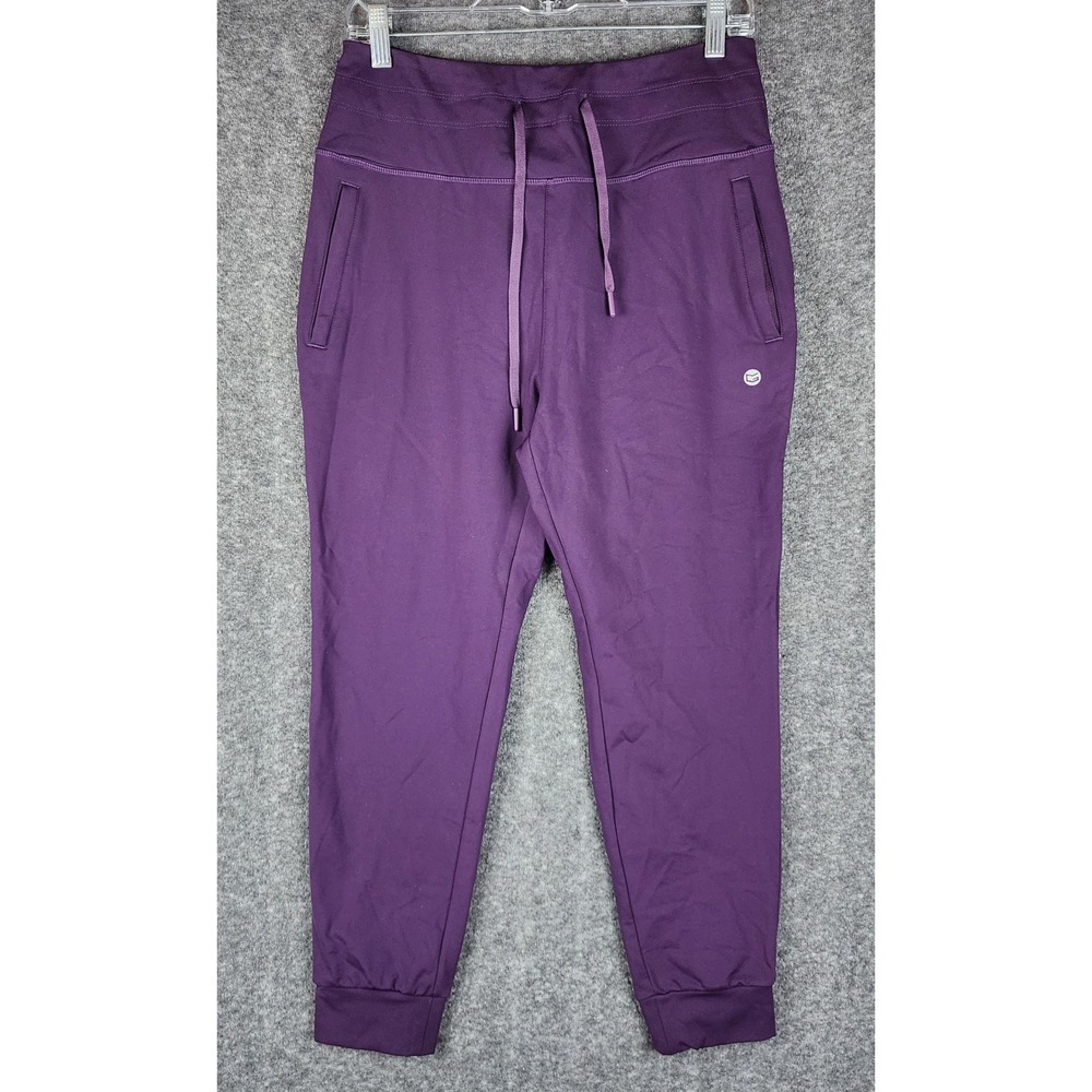 Gradual Joggers Womens M Purple Athletic Tapered Cuffed Pockets EUC